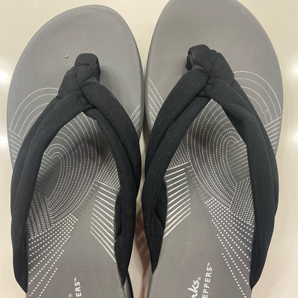 Clark’s flipflops